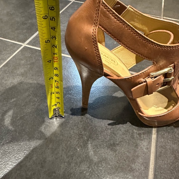 Coach - Sofia platform lace ups - size 8 - Picture 2 of 6